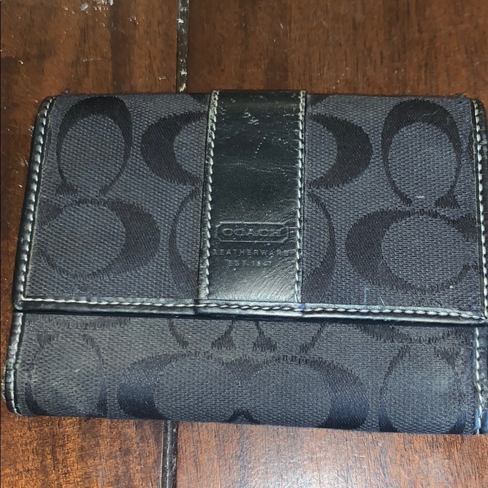 Coach Black Wallet